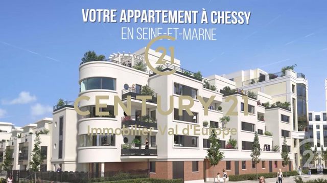 Appartement F4 à vendre - 4 pièces - 85.5 m2 - CHESSY - 77 - ILE-DE-FRANCE - Century 21 Immobilier Val D'Europe