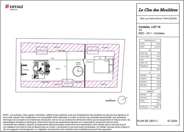 maison à vendre - 4 pièces - 111.0 m2 - CESSON - 77 - ILE-DE-FRANCE - Century 21 Immobilier Val D'Europe